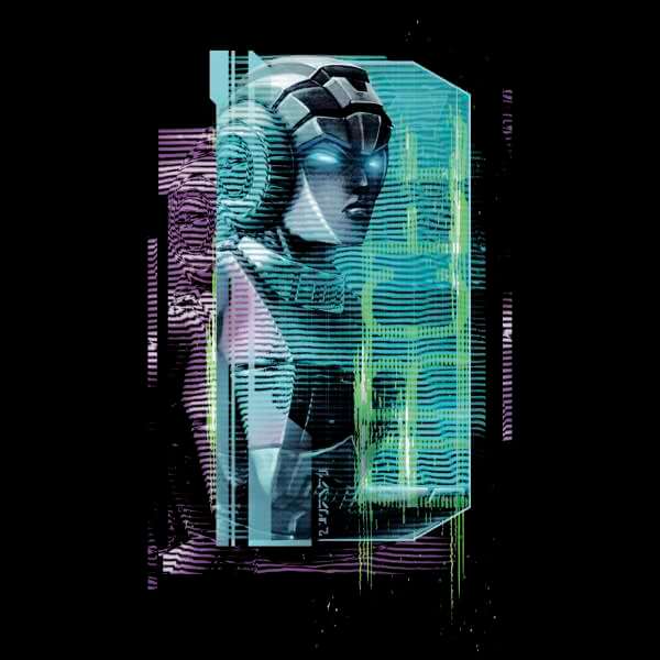 Transformers Arcee Glitch Unisex T-Shirt - Zwart - M