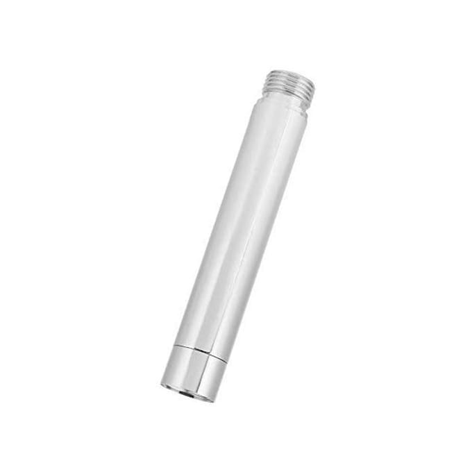 Tube d'extension de douche en acier inoxydable white
