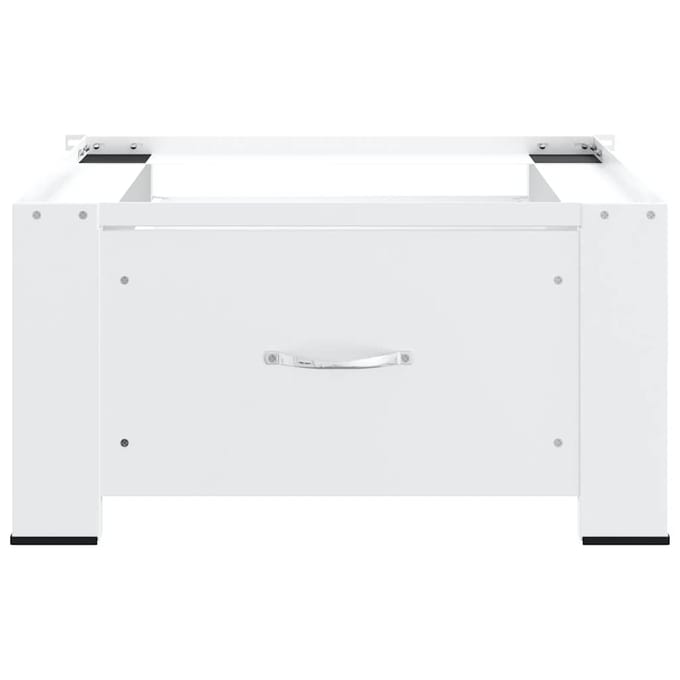 vidaXL - Wasmachineverhoger - met - lade - wit