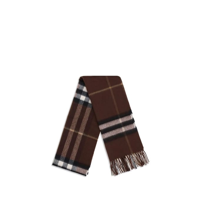 Geruite Cashmere Sjaal