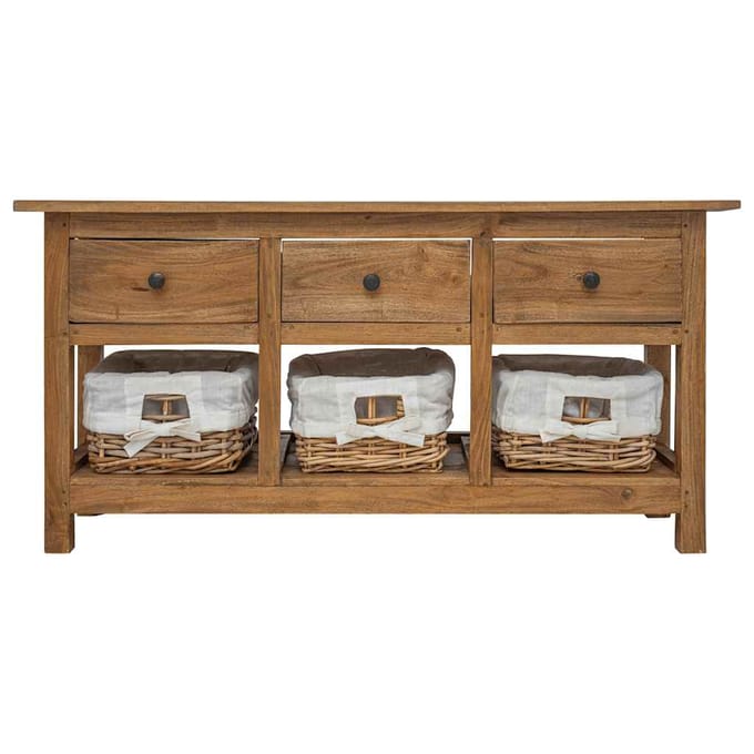 vidaXL Dressoir 100x30x50 cm massief mahoniehout