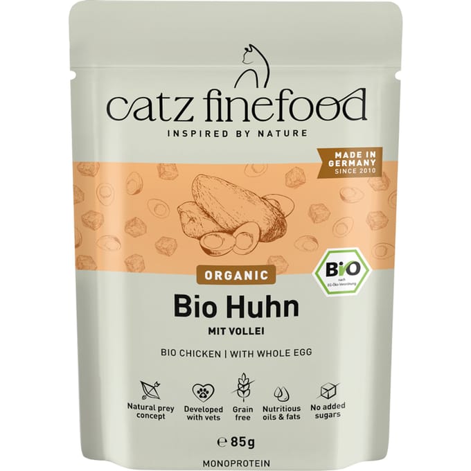 catz finefood Bio 12 x 85 g - Bio-Kip