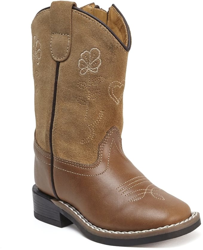 Bootstock x Chesterfield Camel Mini Cowboylaarzen - Peuters - Bruin - Leer