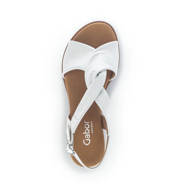 Gabor 751.1 Sandalen - Dames - Wit - Maat 42,5