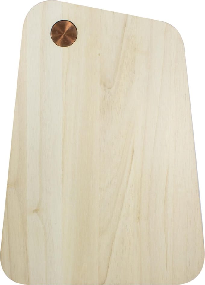 TAK Design Organic Snijplank M - Hout - 30 x 22 cm - Bronskleurig