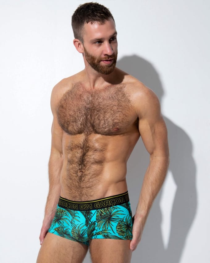 Garçon Trunk Palms - MAAT S - Heren Ondergoed - Boxershort voor Man - Mannen Boxershort