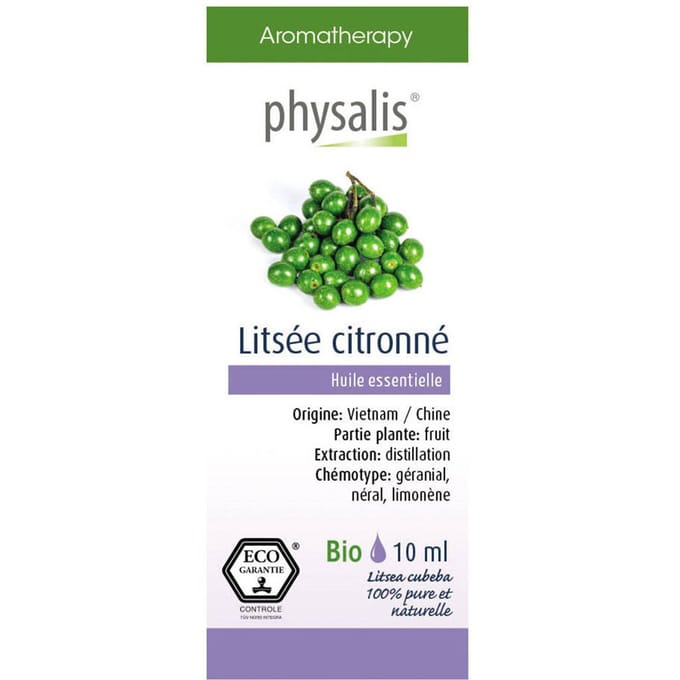 Physalis® Citroenlitsea Essentiële Olie Bio 10 Etherische olie
