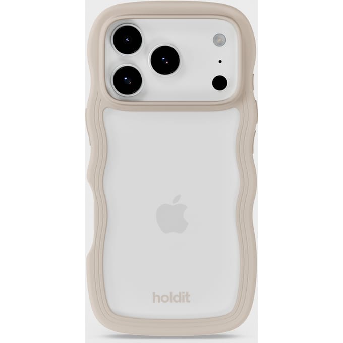 Phone Case Wavy Light Beige iPhone 17 Pro