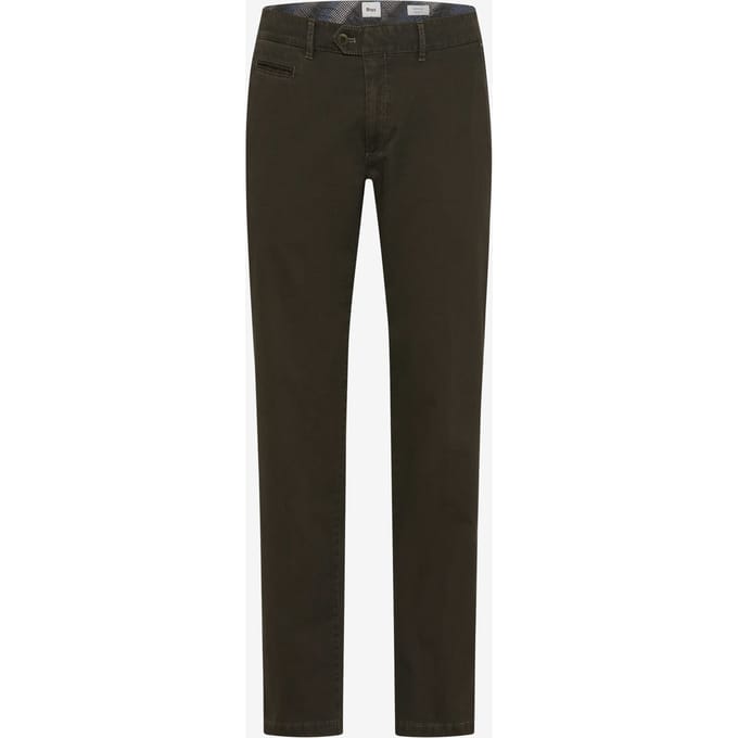 Brax Heren Chino  Style EVEREST OLIVE Groen Olijf, groen - olijf, maat 46