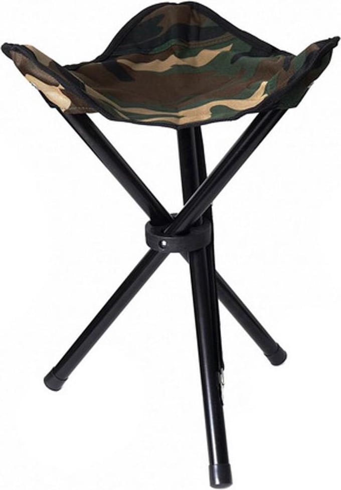 Drie-poots krukje camo