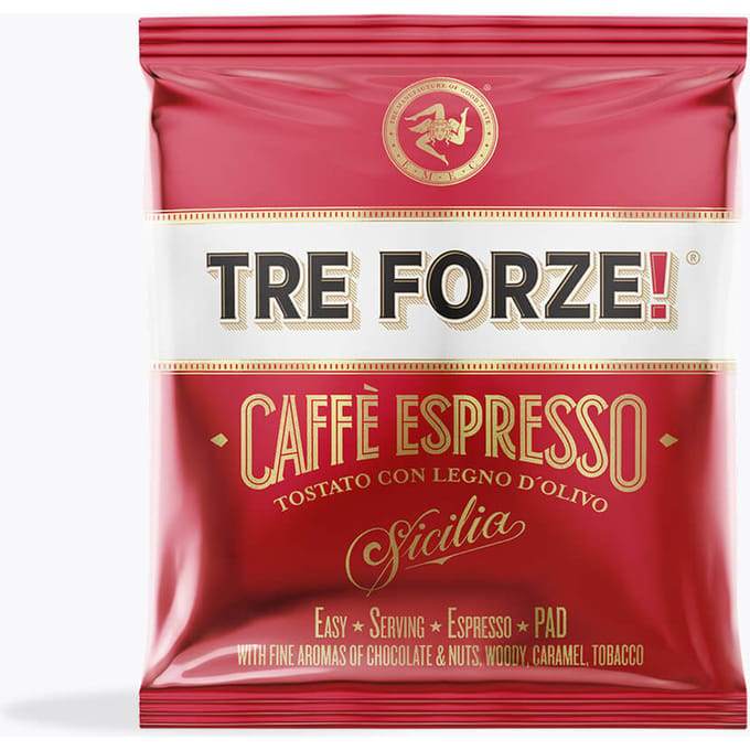 TRE FORZE! Caffè Espresso 50 E.S.E. pods