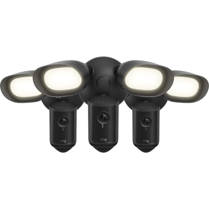 Ring Floodlight Camera Wired Pro 2e Generatie Zwart 3-Pack