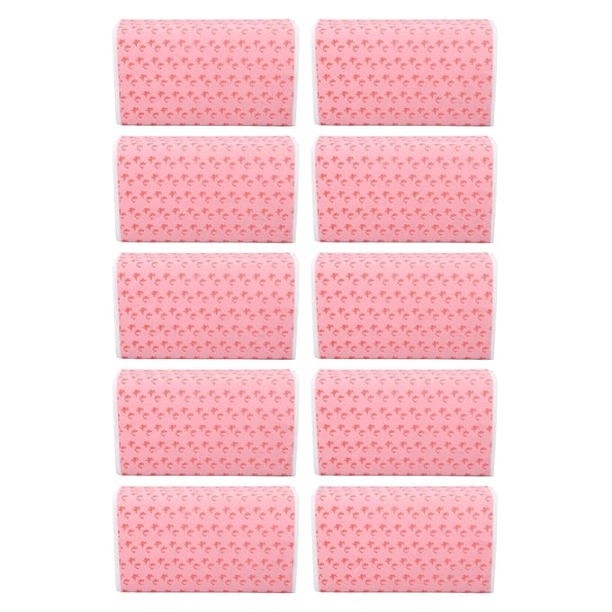 10 Pakken Permanentpapier Verdikt Hittebestendig Zeer Absorberend Permanentpapier voor Kapsalons Thuis pink