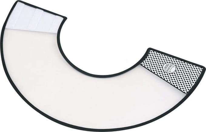 Flamingo - Honden beschermkraag Capo - Transparant - L - 31 x 15 x 0.1 cm