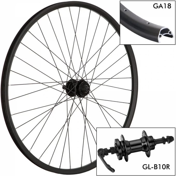 Fietswiel Krayton T. GA18 36H - B10R 9x135