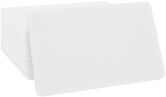 CombiCraft blanco munten rechthoek 65x43mm wit - per 100 stuks