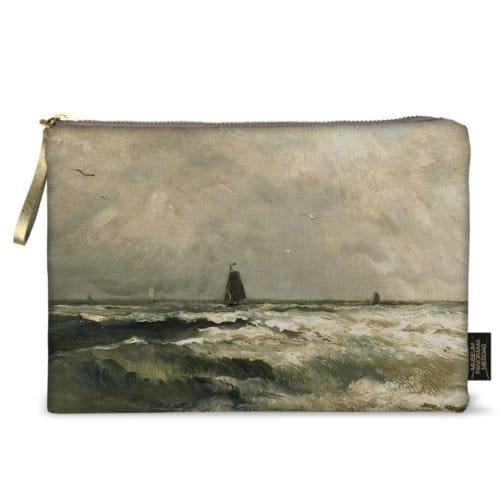 Bien moves etui plat, panorama mesdag collection - turbulent breakers, hendrik willem mesdag