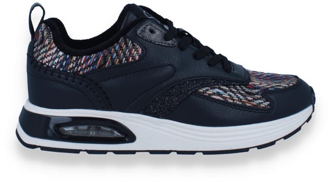 Sj Lifestyle Dames Sneaker | Zwart | Maat: 37