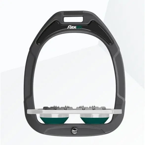 Platte Ultra Grip Beugels Antraciet/Grijs/Groen Flex-On Green Composite