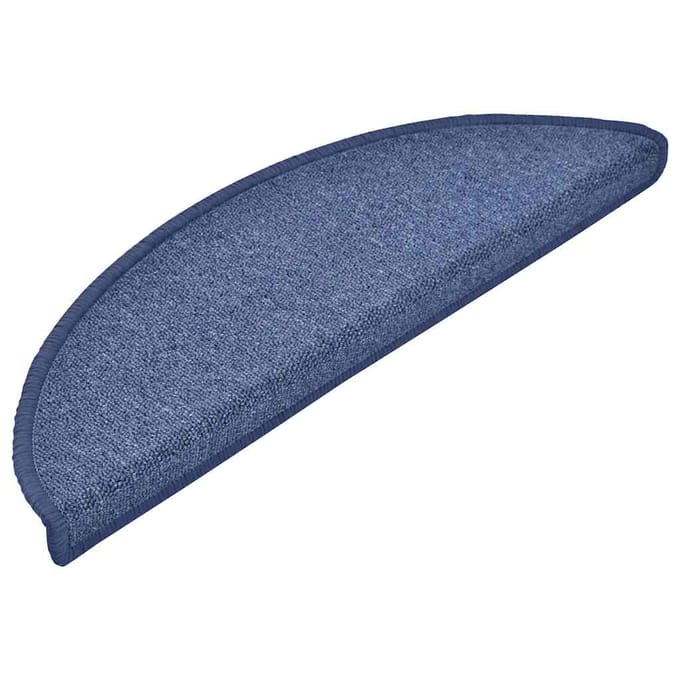 vidaXL Zelfklevende Trapmatten 30 st 56 x 17 x 3 cm Non-Slip Blauw