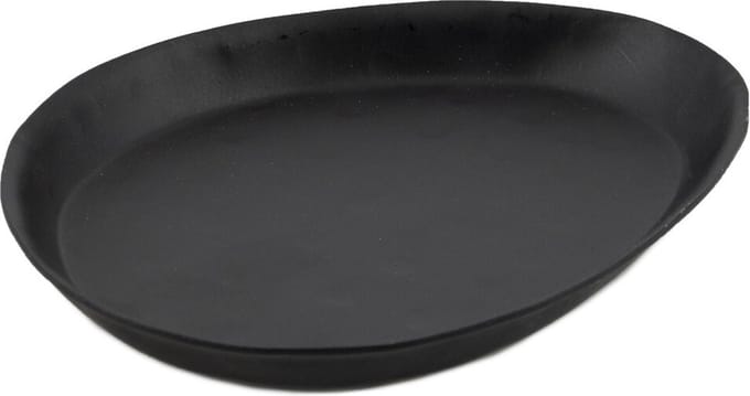 HomeBound by KY | Tray organisch hammered zwart | dienblad