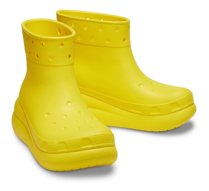 Crocs Classic Crush Rain Boot Lemon Maat 42/43 M9/W11