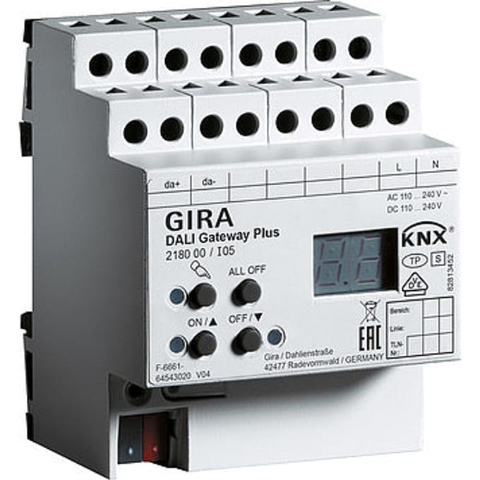Gira KNX DIN-Rail Dimmer - 218000