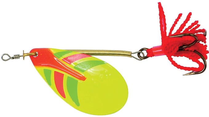 Ondex Ondex Fire Tiger Spinner – klassieke onverzwaarde spinner in diverse maten Maat 1 / 1,5 gram