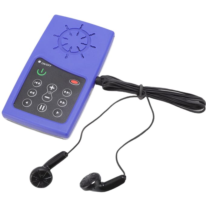 Elektronische Schriftlezer 8 GB Capaciteit Zonneschriftspeler Ondersteunt NIV Italiaanse Latijnse Taalversie blue