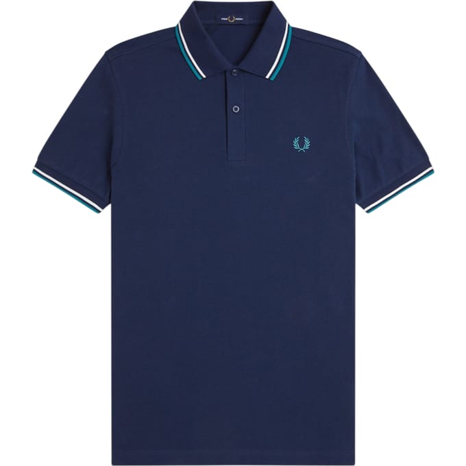 Polo Shirt Korte Mouw Fred Perry Twin Tipped Shirt