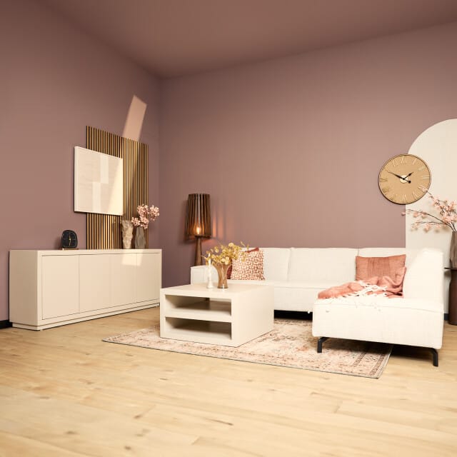Starfurn - Salontafel Brussel - Beige - 80x80x40 cm
