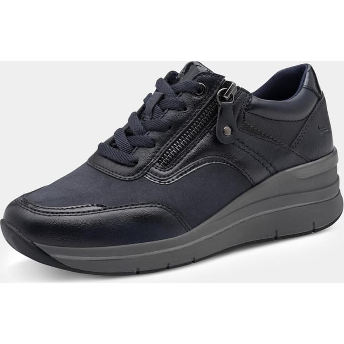 Sneakers met memory voetbed - marine - Gr. 41 van Goldner Fashion