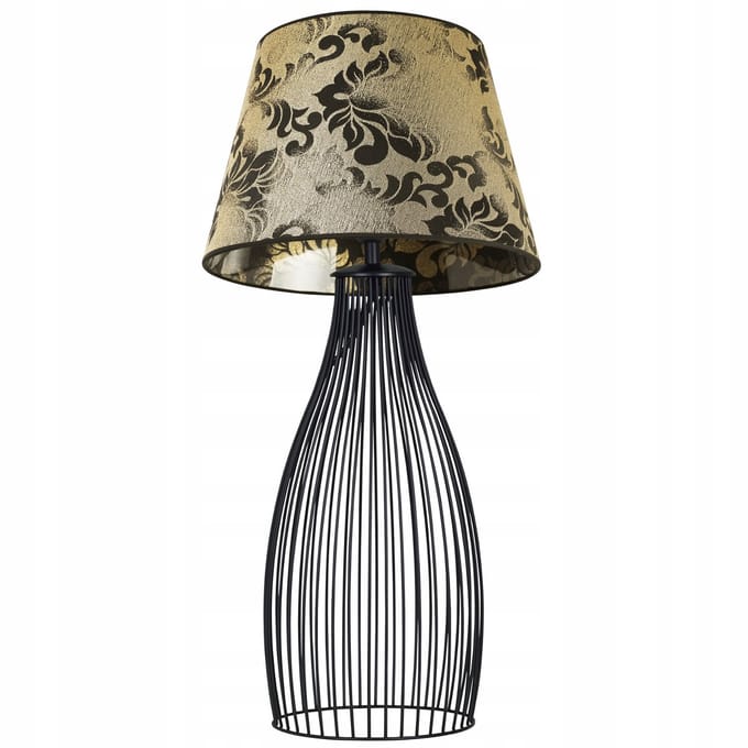 Light Home WERONA - Tafellamp Bureaumodel - Velours Kap Ø35 cm - Linnen/Beige - E27