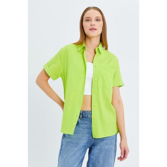 Korte Mouwen Shirt met Zakken