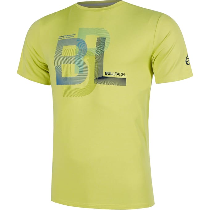 Bullpadel Bebas T-shirt Heren-Geel