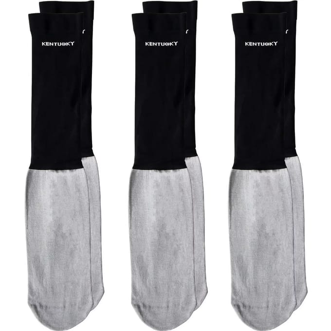 Kentucky Horsewear - Sokken basic set of 3 zwart 41/46