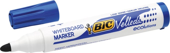 Whiteboardmarker bic 1701 rond l blauw | 12 stuks