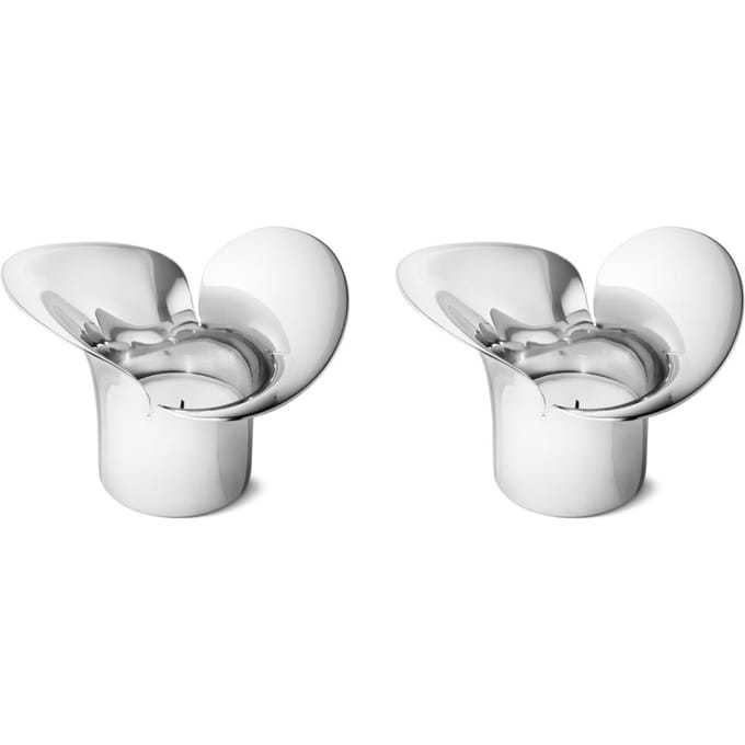 Georg Jensen Bloom Botanica Waxinelichthouder Set - 2 Stuks