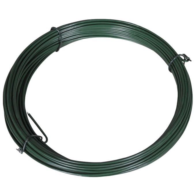 Vidaxl Spandraad Voor Omheining, 25 M, 1,4/2 Mm, Staal, Groen