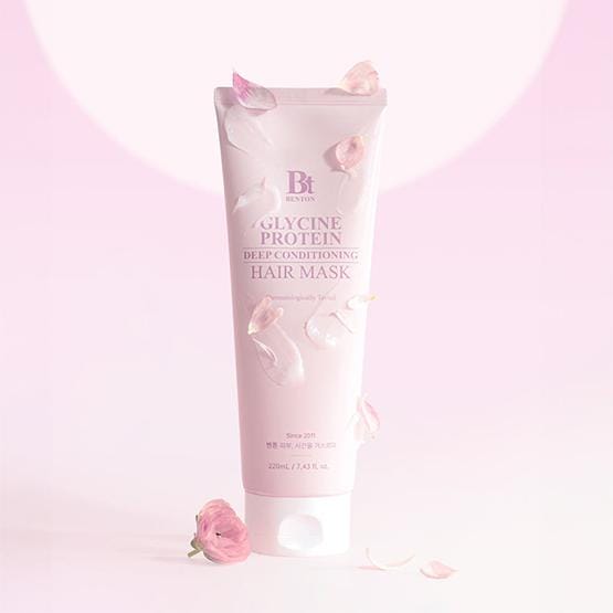 [BENTON] Glycine Protein Deep Conditioning Hair Mask 220ml white