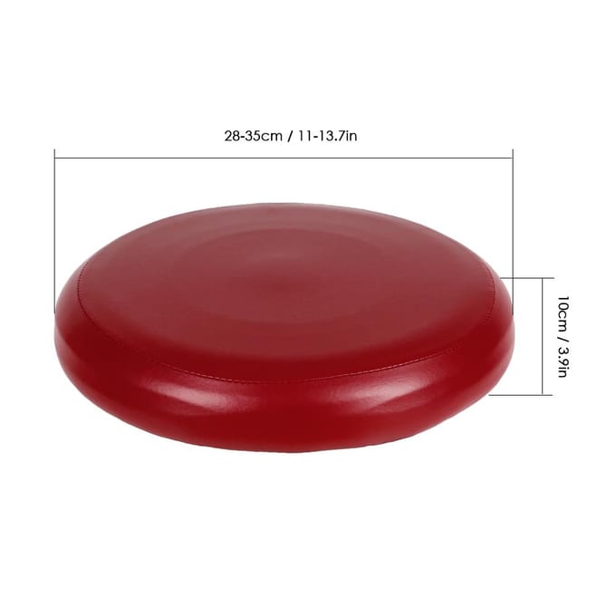 Ronde Elastische PU Leer Krukhoes Synthetische Barkruk Stoelhoes Slipcover Eetkamerstoel zwart