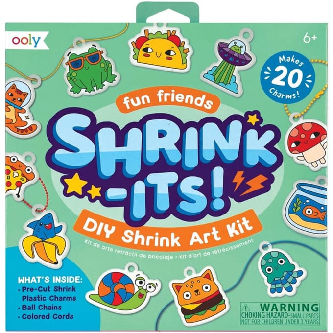 Ooly - Shrink-its! - D.I.Y. Voorgesneden krimpbedels - Fun friends