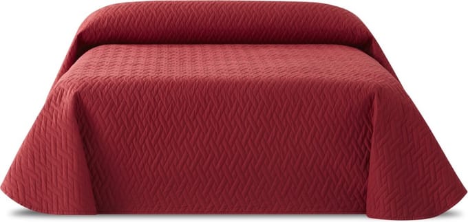 Waterproof bedsprei - Urine bestendig - Bedmaat 80-90 cm Spreimaat 180x270 cm - Rood