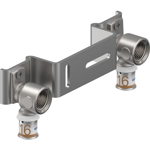 Uponor S-Press Smart Aqua muurplaatbeugel - 1/2 binnendraad x 16 x 150 mm pers