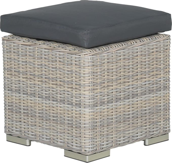 Garden Impressions Tennessee tuin hocker 45x45 cm - vintage willow