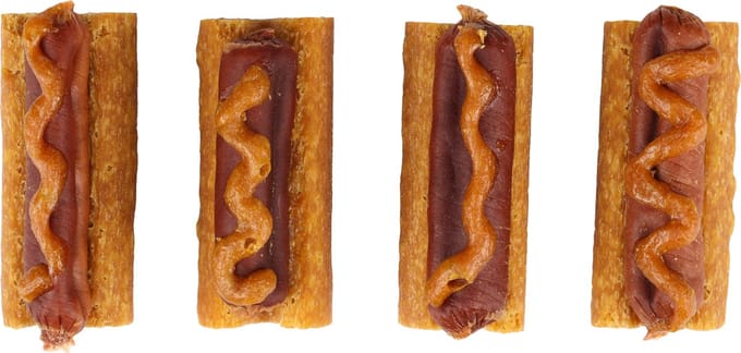 FAST FOOD HOT DOG MET KIP 4ST 112GR