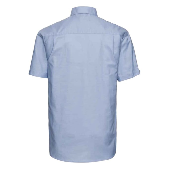 Russell Collection Heren Oxford Formeel Shirt (Oxford Blauw)
