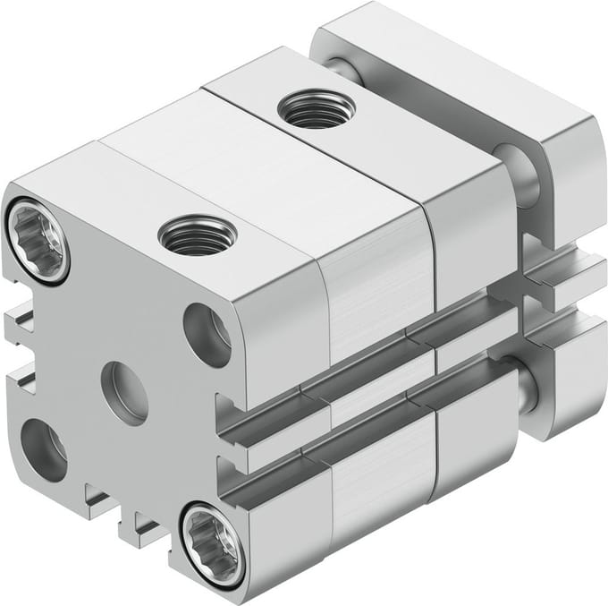 Festo Compacte Cilinder 25mm Boring 60mm Slag ISO 21287 Dubbelwerkend - 554237 - P2DNT