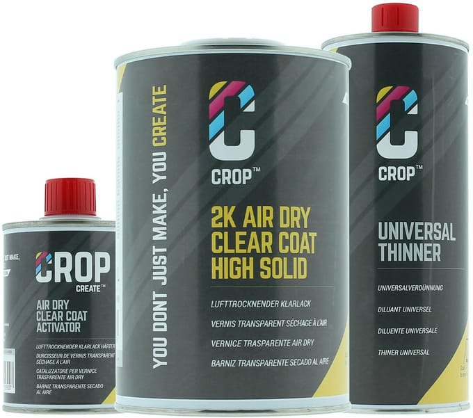 CROP 2K Luchtdrogende Blanke Lak - ACTIESET 2,5 liter