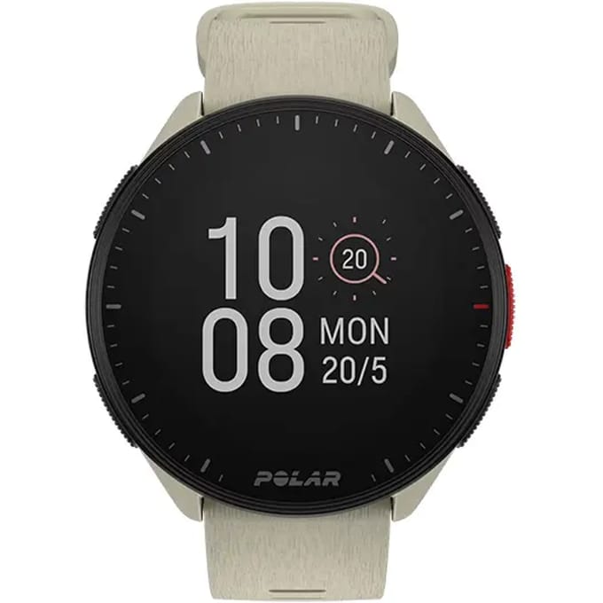 Polar Pacer -  GPS Hardloophorloge -  Cloud White - Maten S-L